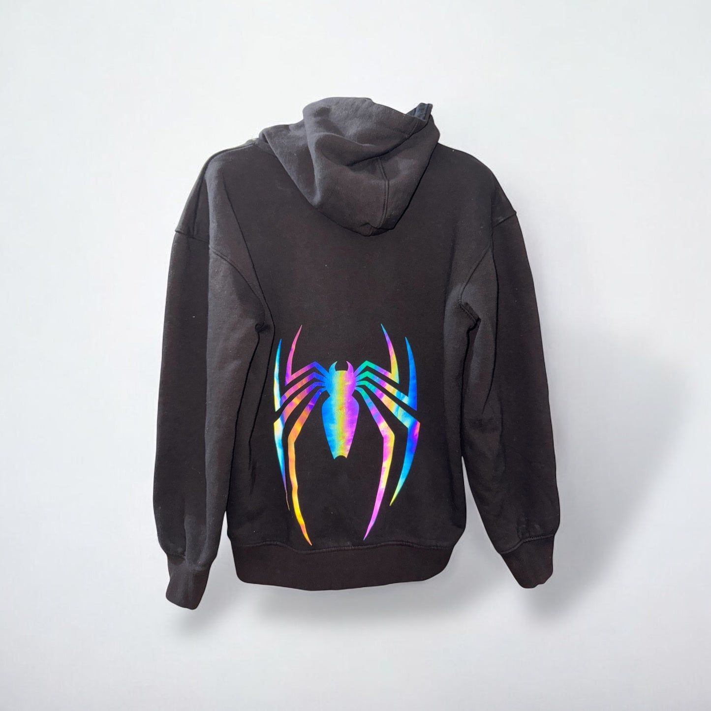 Black Spider Reflective Hoodie