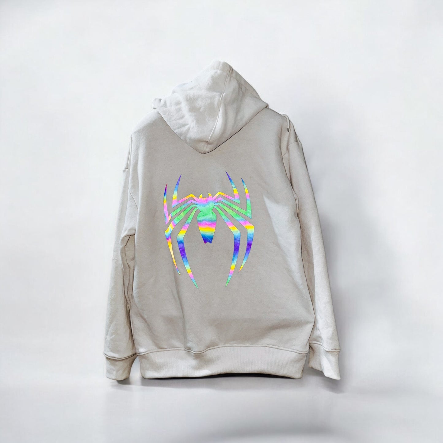 White Spider Reflective Hoodie